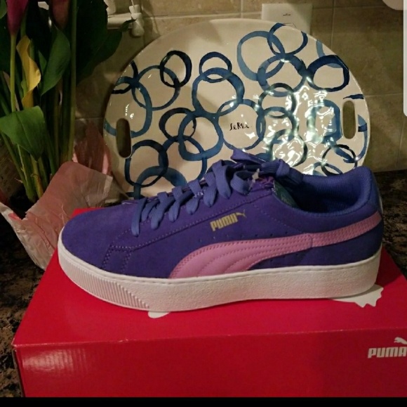 puma vikky platform purple